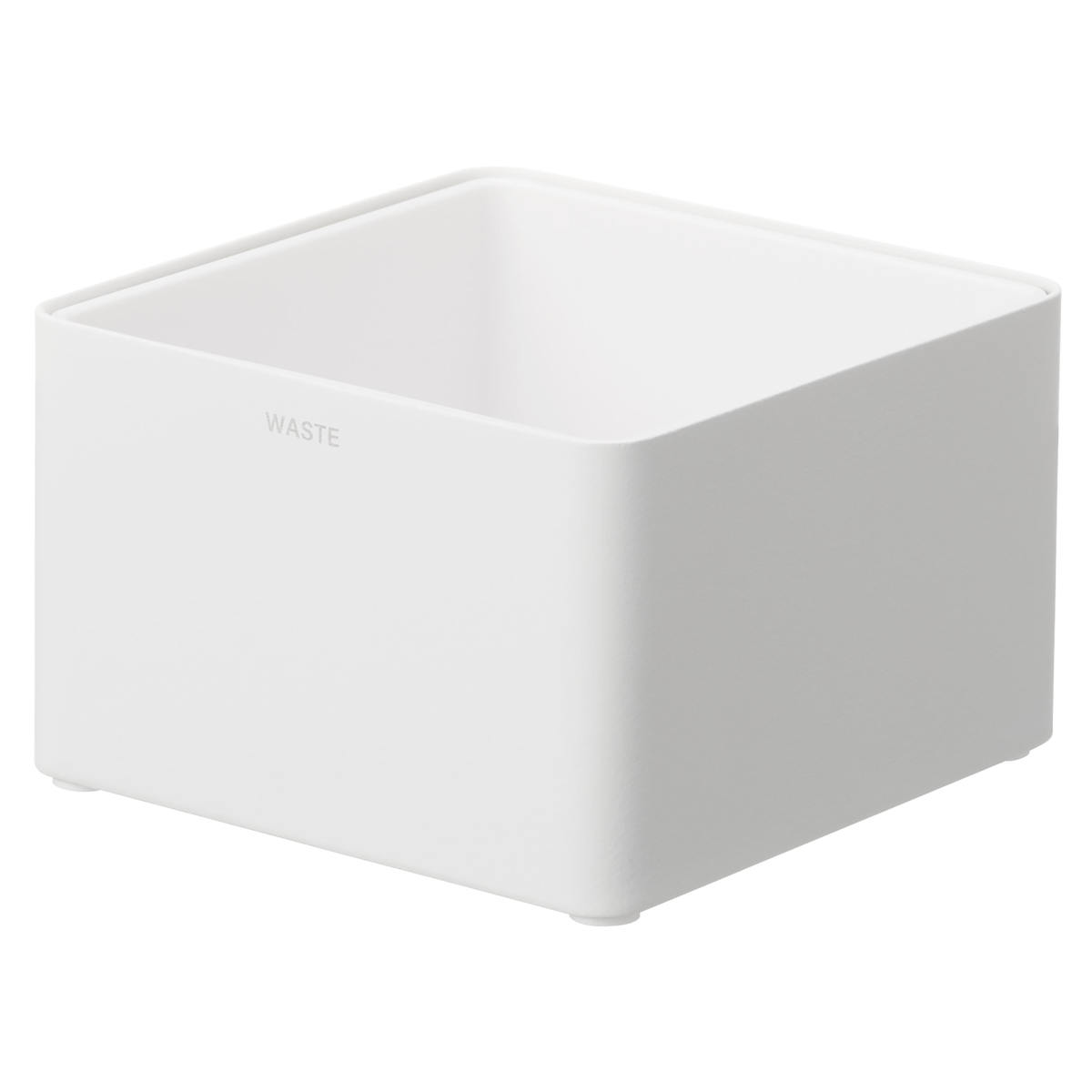山崎実業 tower インナーボックス付き洗面室用ゴミ箱 タワー ( 4903208107099 タワーシリーズ ゴミ箱 洗面室用 ゴミ入れ インナーボックス付き 洗面室 洗面所 ごみ箱 卓上 丸洗い 洗える 清潔 小さい 衛生的 ) 【ホワイト】 ホワイト