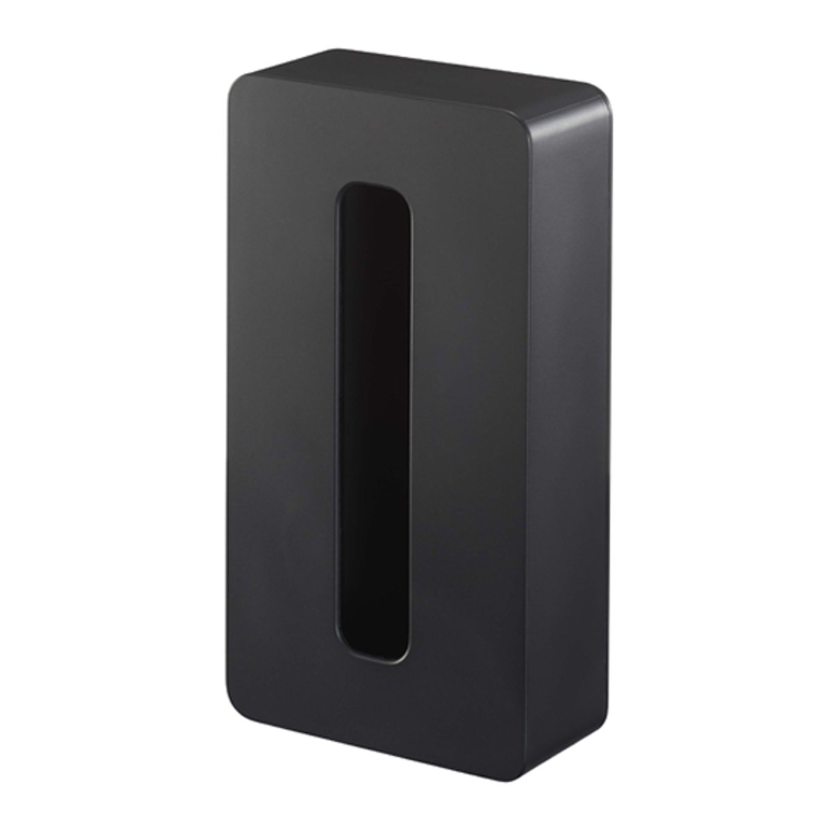 山崎実業 tower マグネットコンパクトティッシュケース タワー ( 4903208050944 タワーシリーズ ペーパーホルダー マグネット ティッシュケース ソフトパック ティッシュカバー 冷蔵庫収納 ソフトパックティッシュ ) 【ブラック】 ブラック