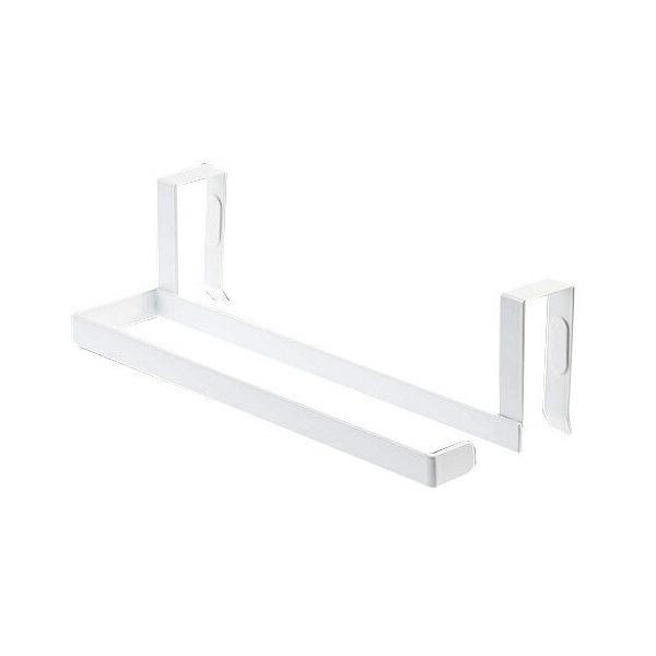 Dショッピング キッチンペーパー タオルハンガー タワー Tower キッチンペーパーホルダー 吊り戸棚下 キッチン扉用 ペーパーホルダー タオル掛け タオルハンガー 引っ掛け式 タオルホルダー キッチンペーパーハンガー 山崎実業 Yamazaki ホワイト