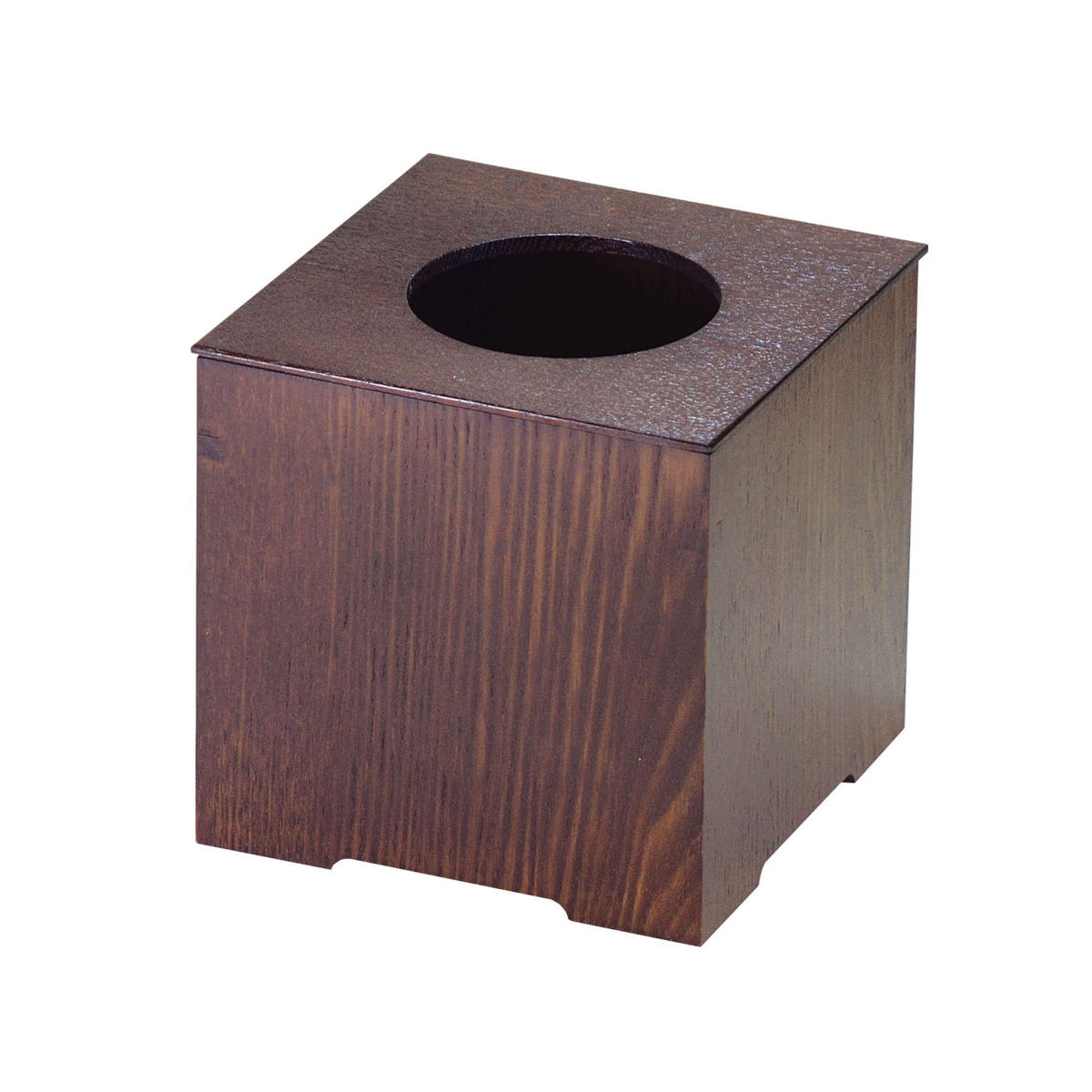 ゴミ箱 小 日本製 木製 中枠付き ( ごみ箱 天然木 角型 タモ材 小型 四角 ナチュラル おしゃれ メイク用 卓上 インテリア シンプル モダン ) 【ブラウン】 ブラウン