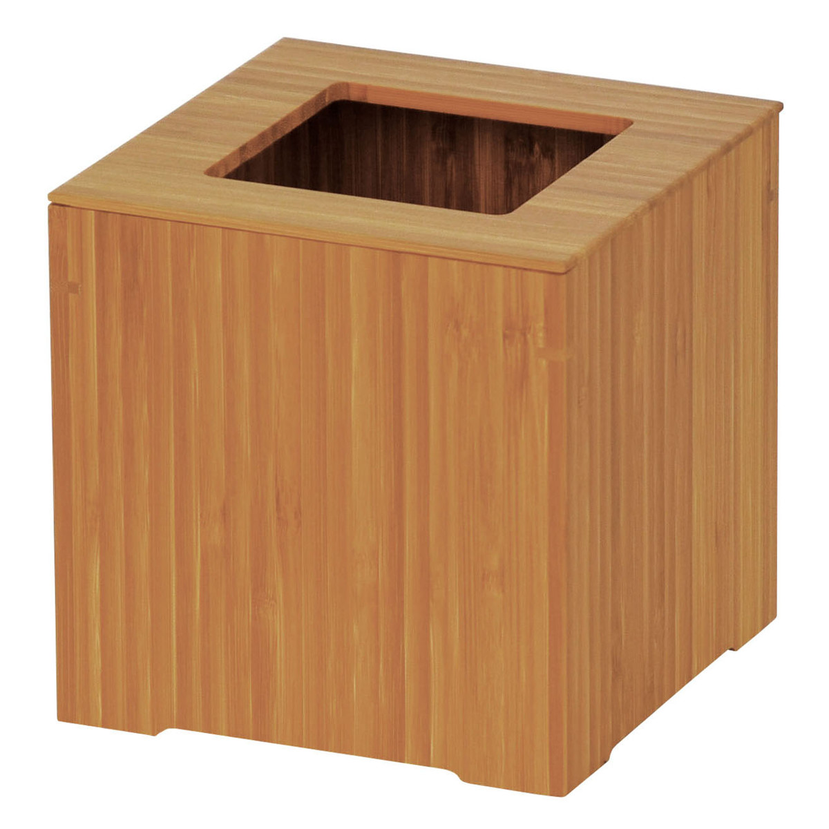 ゴミ箱 竹 日本製 小 旅館 ( ごみ箱 くず入れ 高さ15cm 角型 竹製 小型 コンパクト 袋が見えにくい インテリア シンプル モダン 和室 ) 【ブラウン】 ブラウン