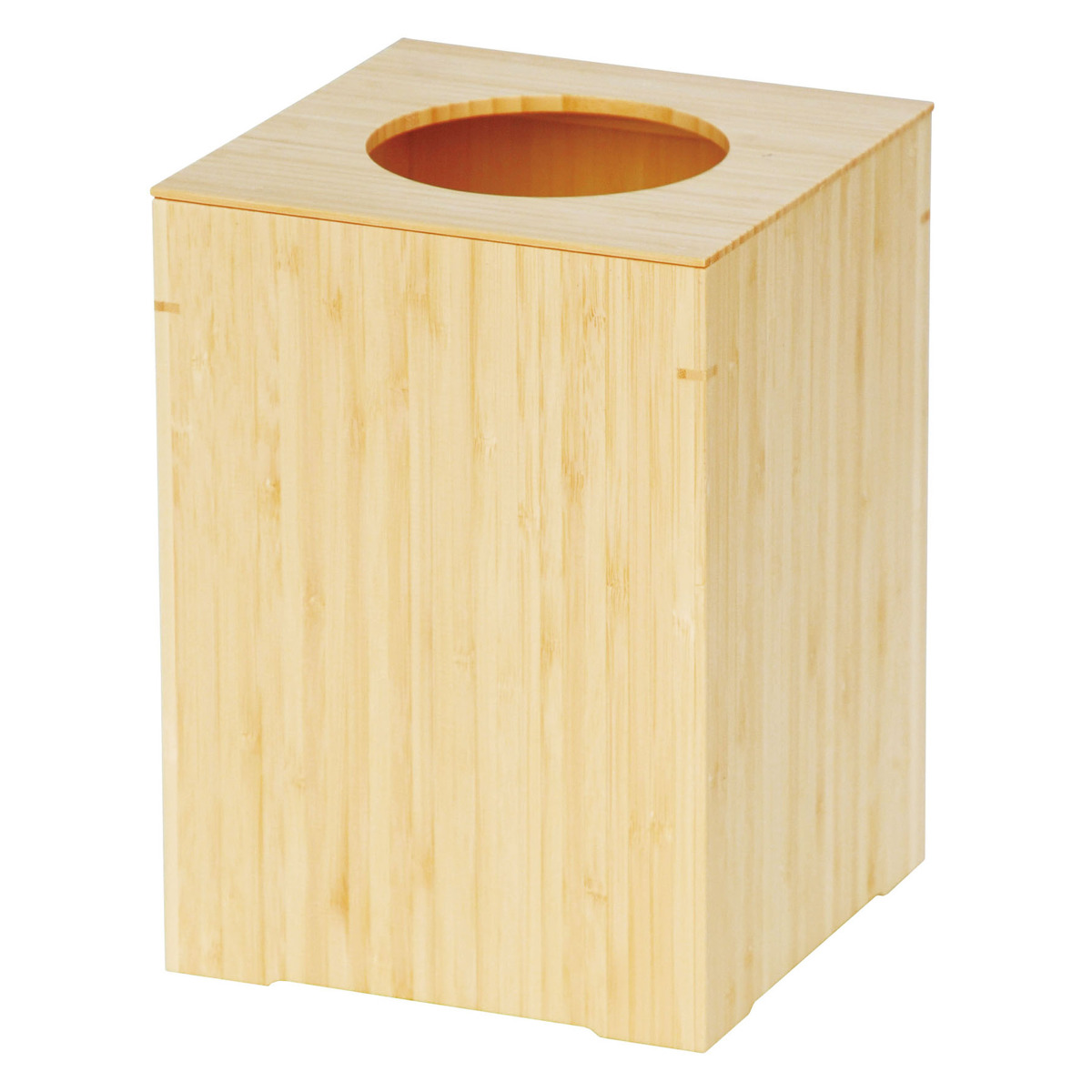 ゴミ箱 竹 日本製 大 旅館 ( ごみ箱 くず入れ 高さ25cm 角型 竹製 コンパクト 袋が見えにくい インテリア シンプル モダン 和室 ) 【ナチュラル】 ナチュラル