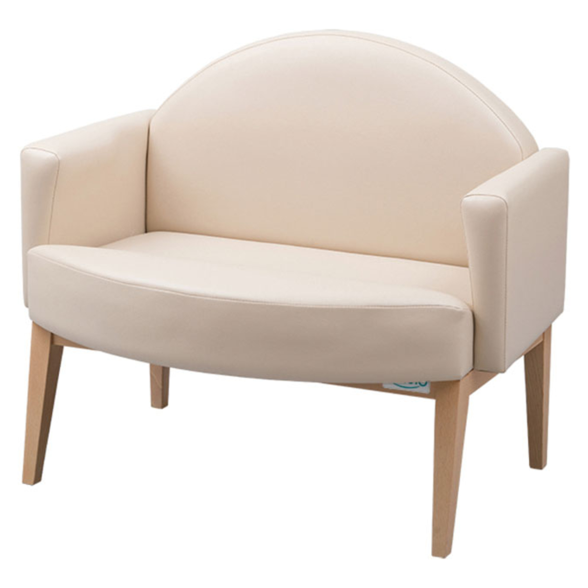 授乳チェア 幅90cm JN チェアー90 ( 法人限定 山崎産業 ソファ 1.5人掛け 肘掛け付き 授乳用 チェア チェアー 椅子 赤ちゃん ベビー 日本製 イス いす 休憩室 授乳室 児童館 抱っこ ミルク 座りやすい 疲れにくい 育児 )