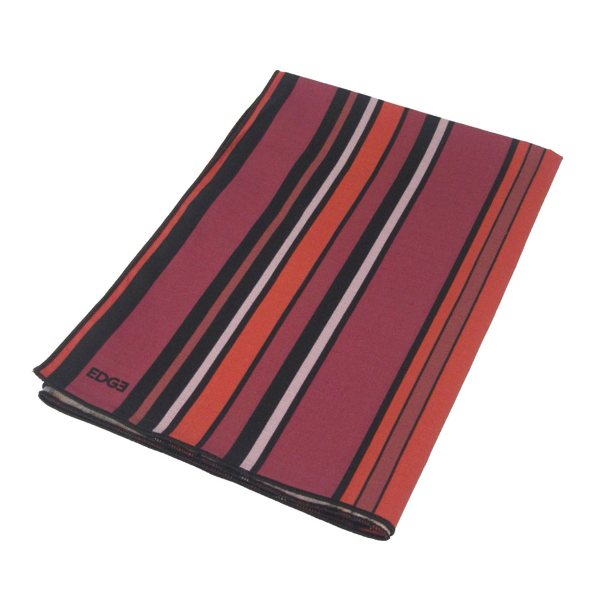 ランチクロス 25EDGE ( ナフキン ランチョンマット 弁当包み 三角巾 給食ナフキン 日本製 お弁当箱 弁当 弁当箱 包み 入れ 子供用 幼稚園 保育園 給食 キッズ 正方形 子供 ) 【レッド】 レッド