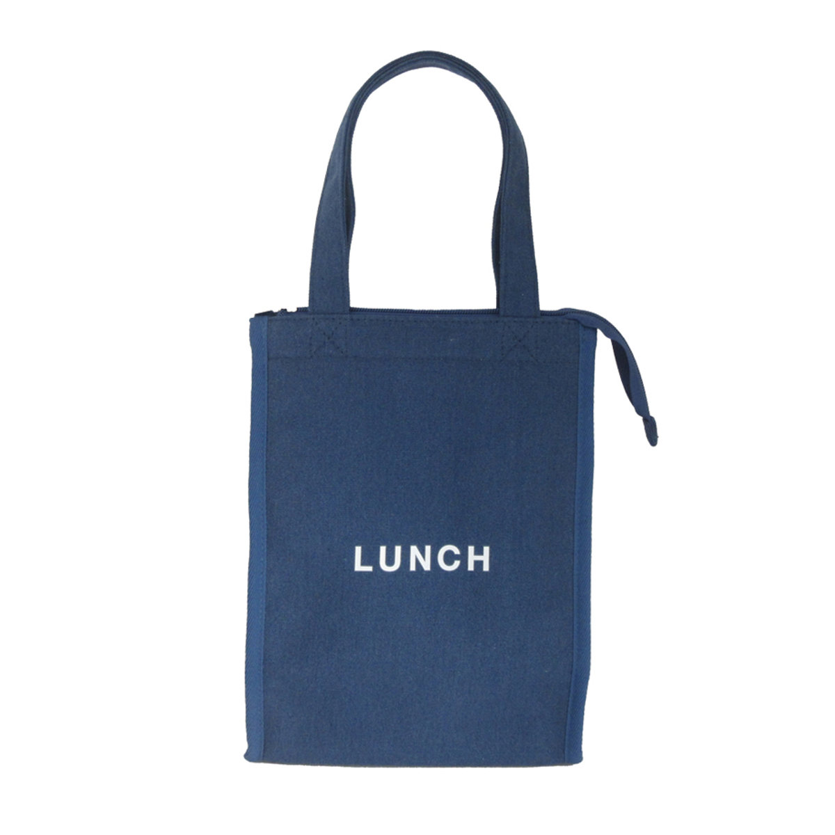 ランチバッグ time for LUNCH スクエア保冷バッグ ( 保冷バッグ 保冷ランチバッグ 保温 弁当袋 お弁当袋 お弁当入れ ランチトートバッグ ランチトート お弁当箱 弁当 袋 ランチ 手提げかばん ) 【ブルー】 ブルー