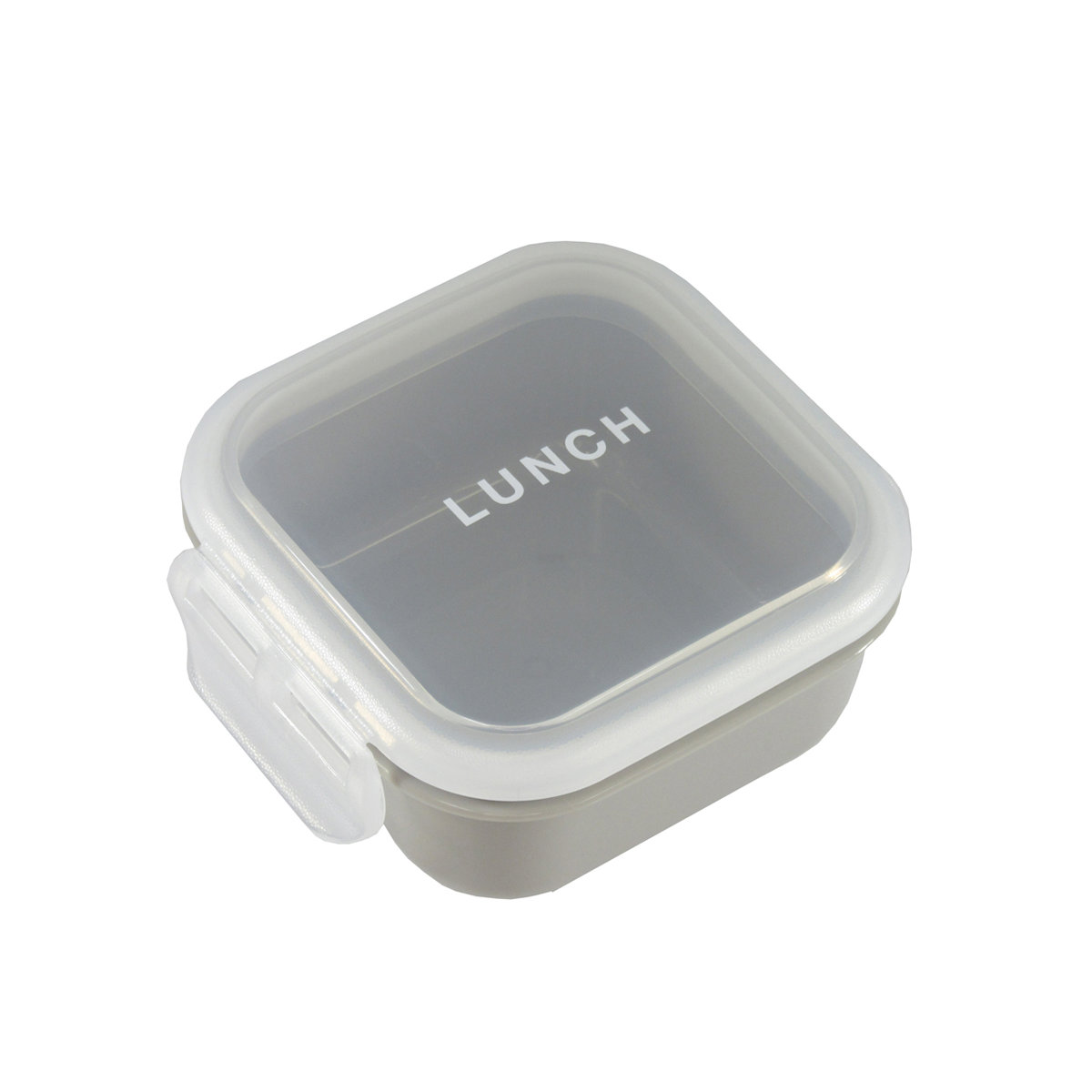 弁当箱 time for LUNCH マルチケース 保存容器 ( お弁当箱 サイドケース レンジ対応 デザート容器 レンジOK デザート ランチボックス お弁当グッズ ランチグッズ 一段弁当箱 弁当 日本製 一段 ) 【グレー】 グレー