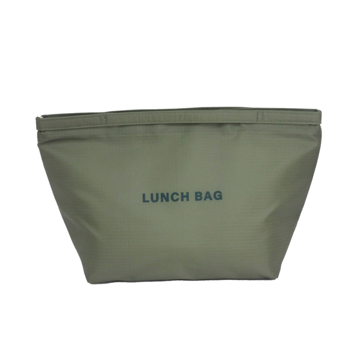 保冷バッグ モノクローム ランチバッグ 弁当ポーチ ( 保冷ランチバッグ 保温 保冷 弁当袋 お弁当袋 お弁当入れ ランチポーチ ポーチ お弁当箱 弁当 袋 ランチ 手提げかばん ) 【カーキ】 カーキ