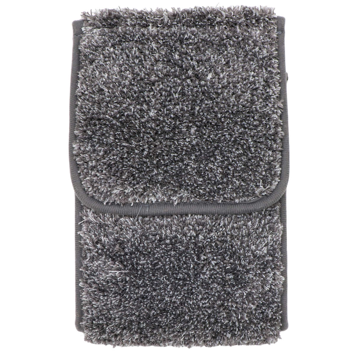 トイレ ペーパーホルダーカバー グラデ ( トイレットペーパーカバー ファブリック ペーパーホルダー 予備 洗える 洗濯OK トイレタリー ホルダーカバー 取り付け簡単 無地 グラデーション ) 【グレー】 グレー