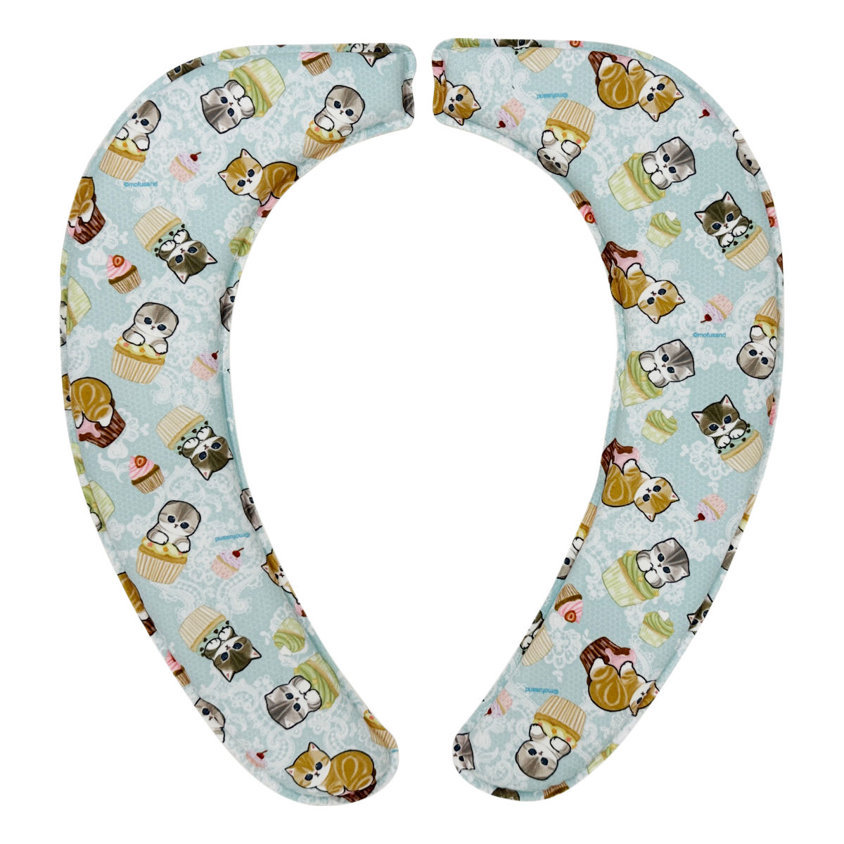 便座クッション さらふわ モフサンド ( 便座カバー 便座シート 便座 シート mofusand 置くだけ 吸着シート 兼用シート ふわふわ 洗える U型 O型 洗浄暖房型 トイレタリー おくだけ 洗濯OK キャラクター かわいい ) 【カップケーキにゃん】 カップケーキにゃん