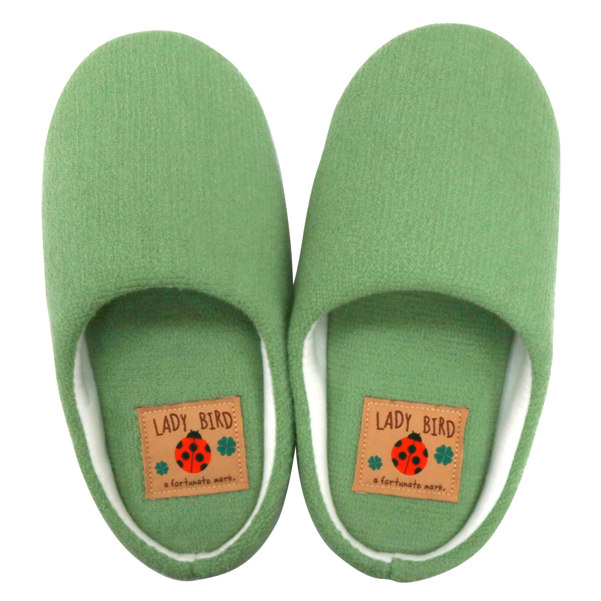 トイレスリッパ シャンフル トイレ スリッパ ( ルームスリッパ ルームシューズ トイレ用スリッパ 単品 トイレのスリッパ 23cm M 洗える 洗濯 ウォッシャブル ワンポイント 室内 トイレ用品 トイレグッズ ) 【グリーン】 グリーン