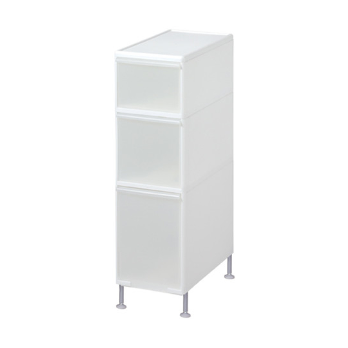 dショッピング |キッチンストッカー 幅25.5cm 3段 アジャスター付