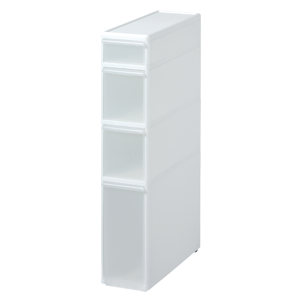 キッチンストッカー スリムストレージ トールストッカー 幅17cm 4段 TS-121 ( ストッカー スリム 収納ストッカー キッチン収納 隙間収納 17cm スリムストッカー すきま すき間 キッチン 収納 スリムキッチンラック 四段 )