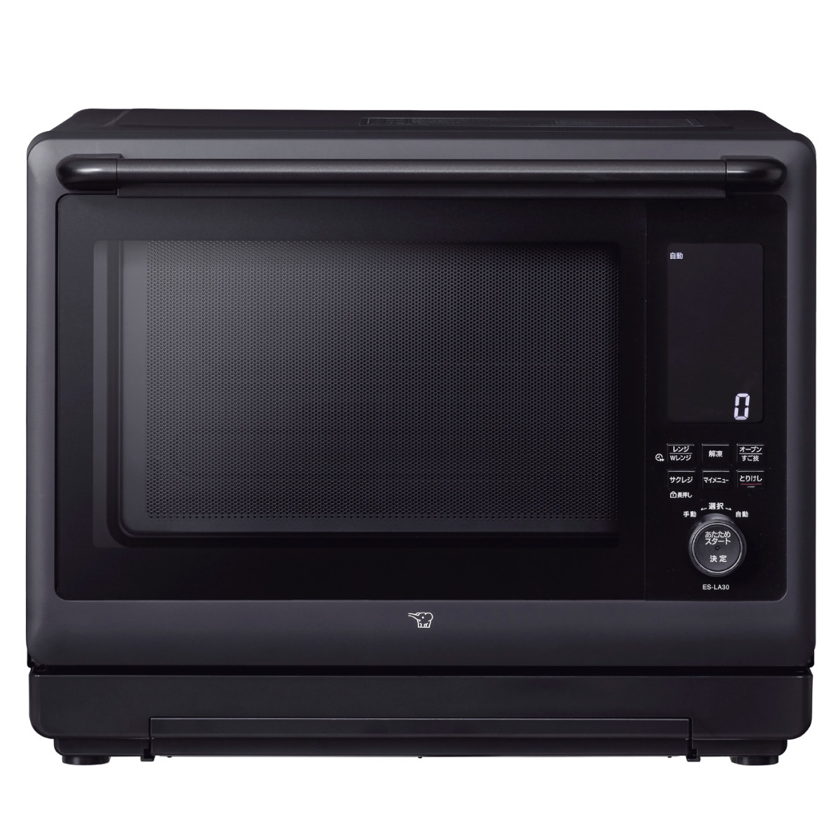 象印 オーブンレンジ エブリノ 30L 電子レンジ ( 象印マホービン オーブン レンジ フラット 大型 グリル 250度 角皿 付き オーブン付き 赤外線センサー 縦開き 簡単操作 焼き魚 ZOJIRUSHI EVERINO おしゃれ ) 【スレートブラック】 スレートブラック